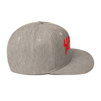 Slayer - Embroidered Logo Snapback Hat HYPER iCONiC.