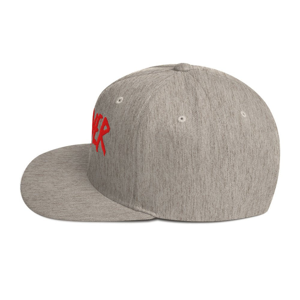Slayer - Embroidered Logo Snapback Hat HYPER iCONiC.