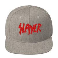 Slayer - Embroidered Logo Snapback Hat HYPER iCONiC.