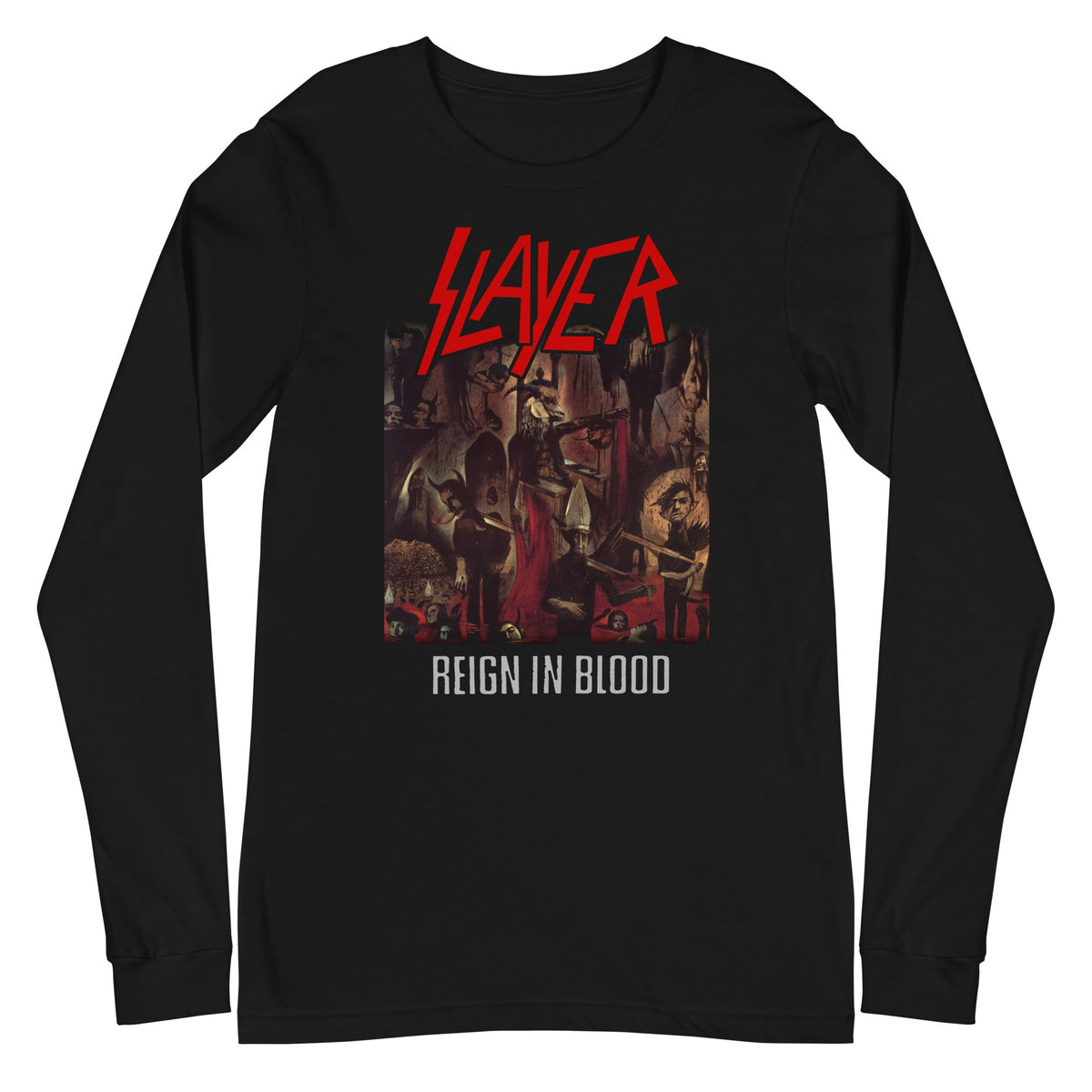 Slayer - Reign in Blood Long Sleeve T-Shirt HYPER iCONiC.