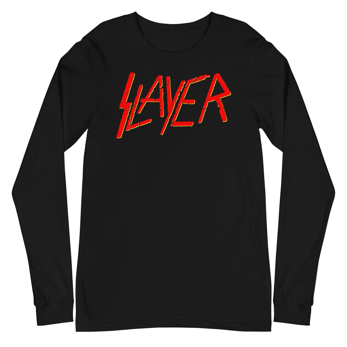 Slayer - Red Logo Long Sleeve T-Shirt HYPER iCONiC.