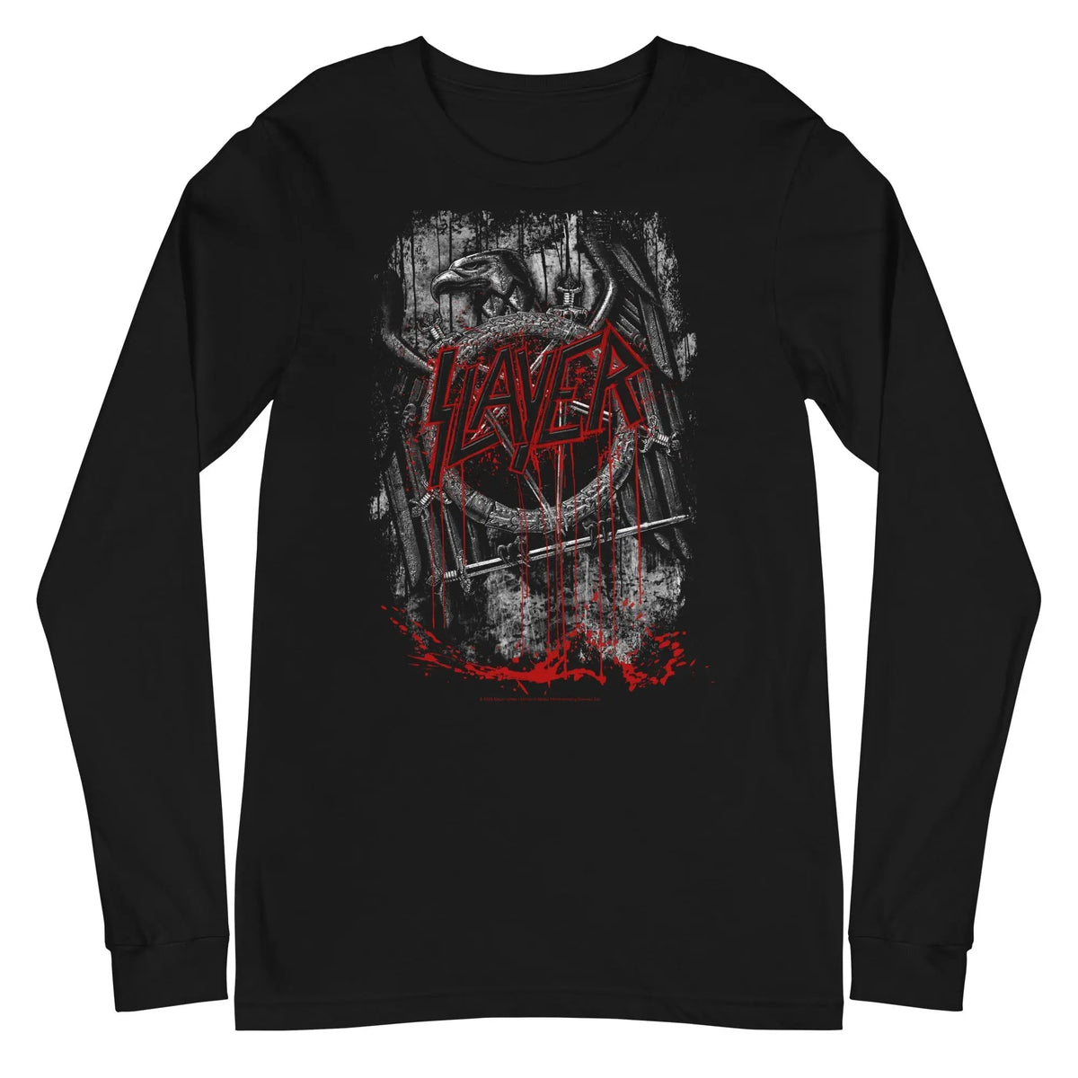 Slayer - Eagle Logo Long Sleeve T-Shirt HYPER iCONiC.
