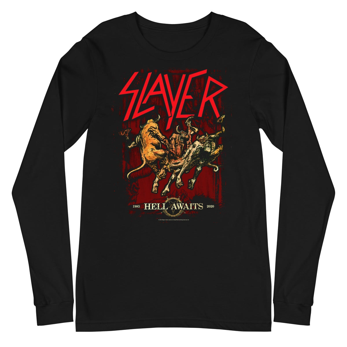 Slayer - Hell Awaits Long Sleeve T-Shirt HYPER iCONiC.