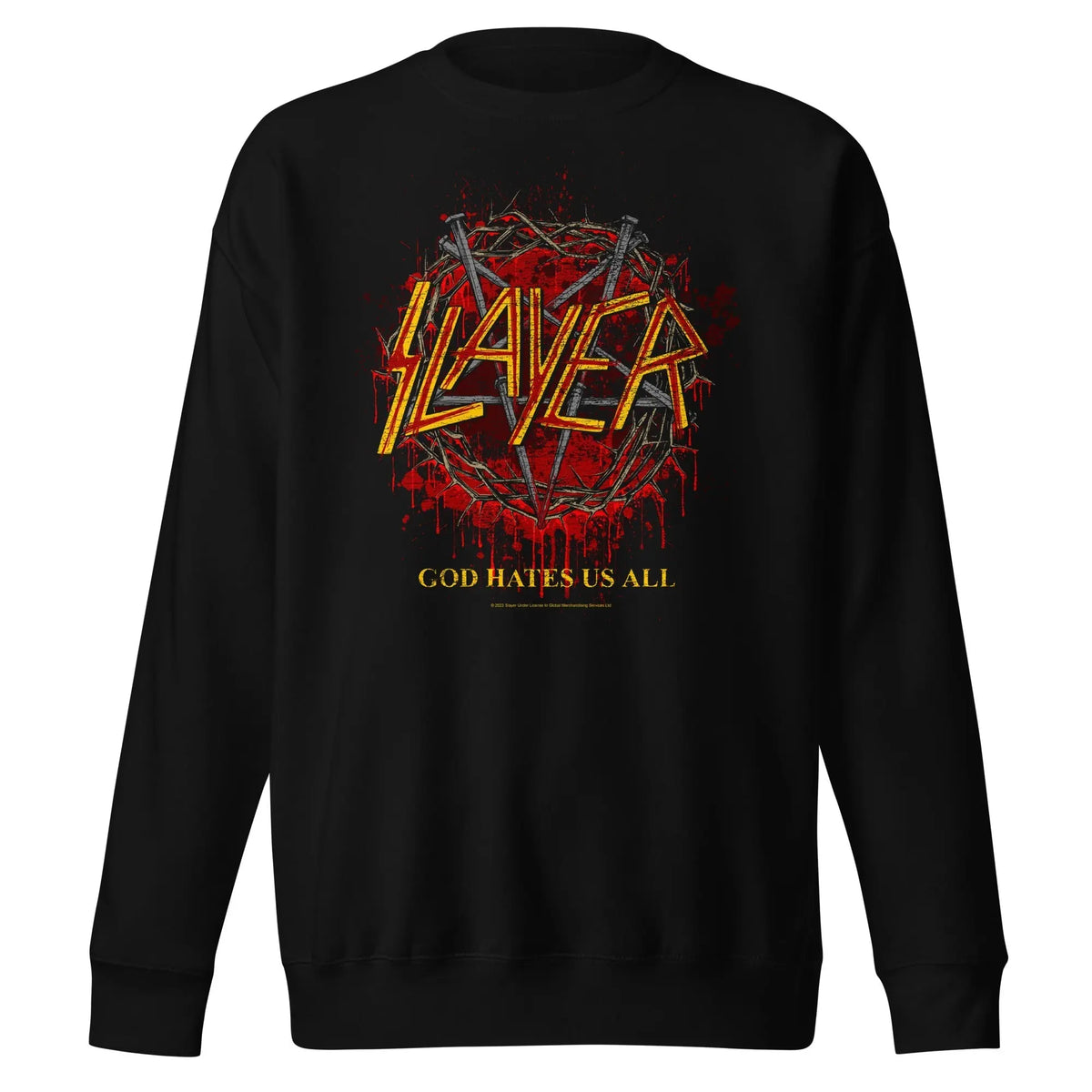 Slayer - God Hates Us All Sweatshirt HYPER iCONiC.