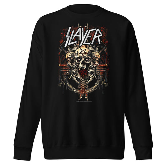 Slayer - Triple Skull Sweatshirt HYPER iCONiC.