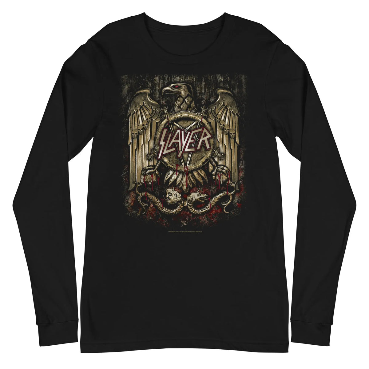 Slayer - Eagle Statue Long Sleeve T-Shirt HYPER iCONiC.