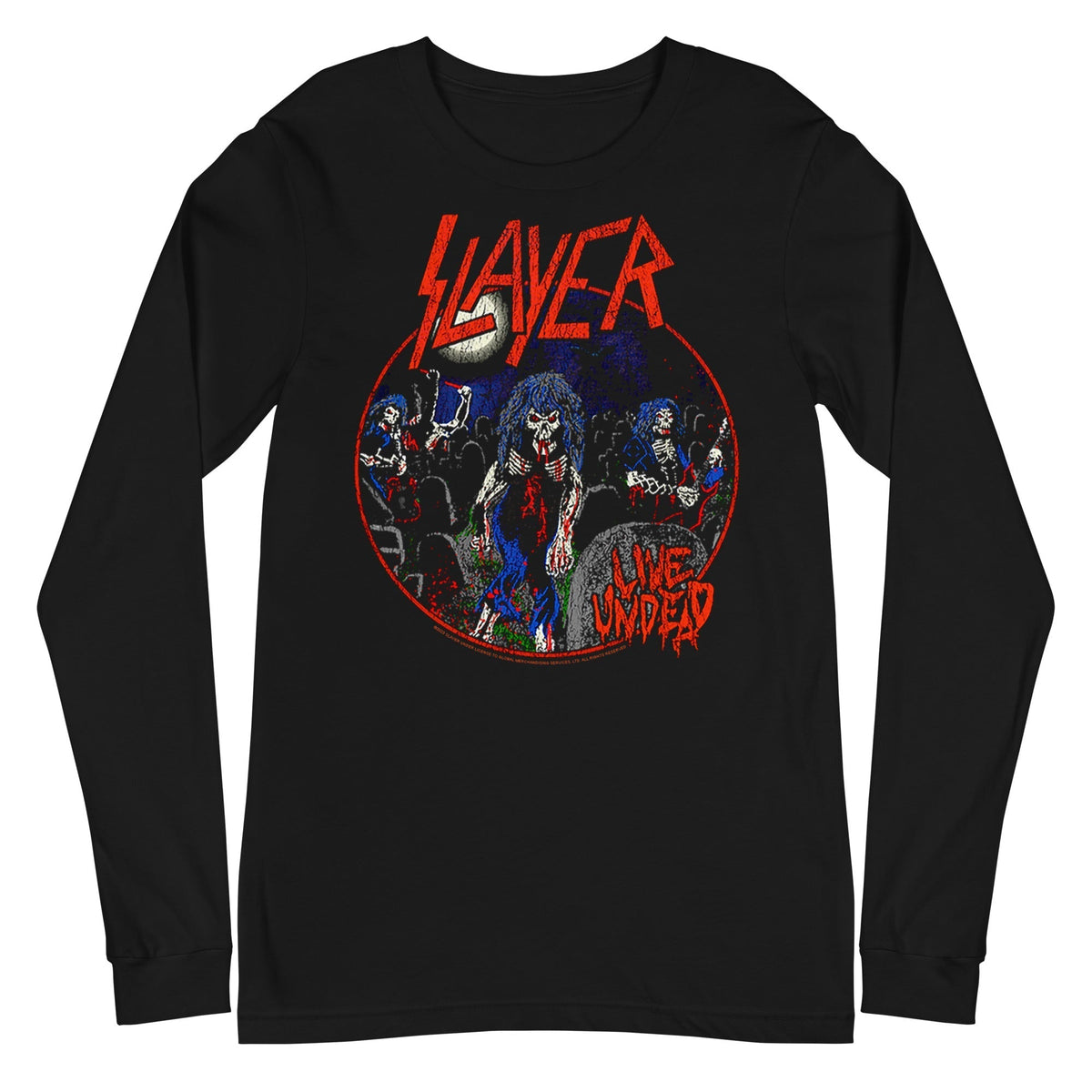 Slayer - Live Undead Long Sleeve T-Shirt HYPER iCONiC.