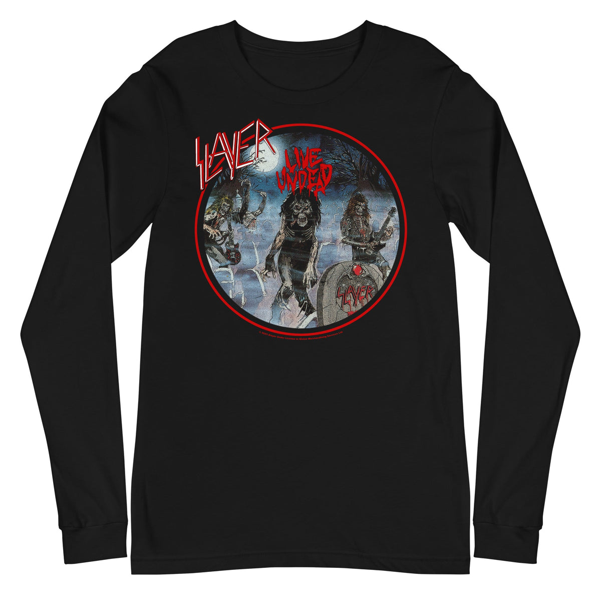 Slayer - Death Rock Long Sleeve T-Shirt HYPER iCONiC.