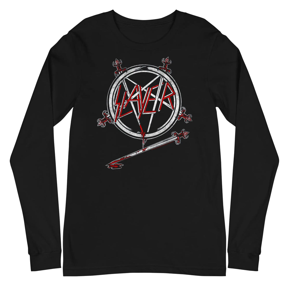 Slayer - Sword Logo Long Sleeve T-Shirt HYPER iCONiC.