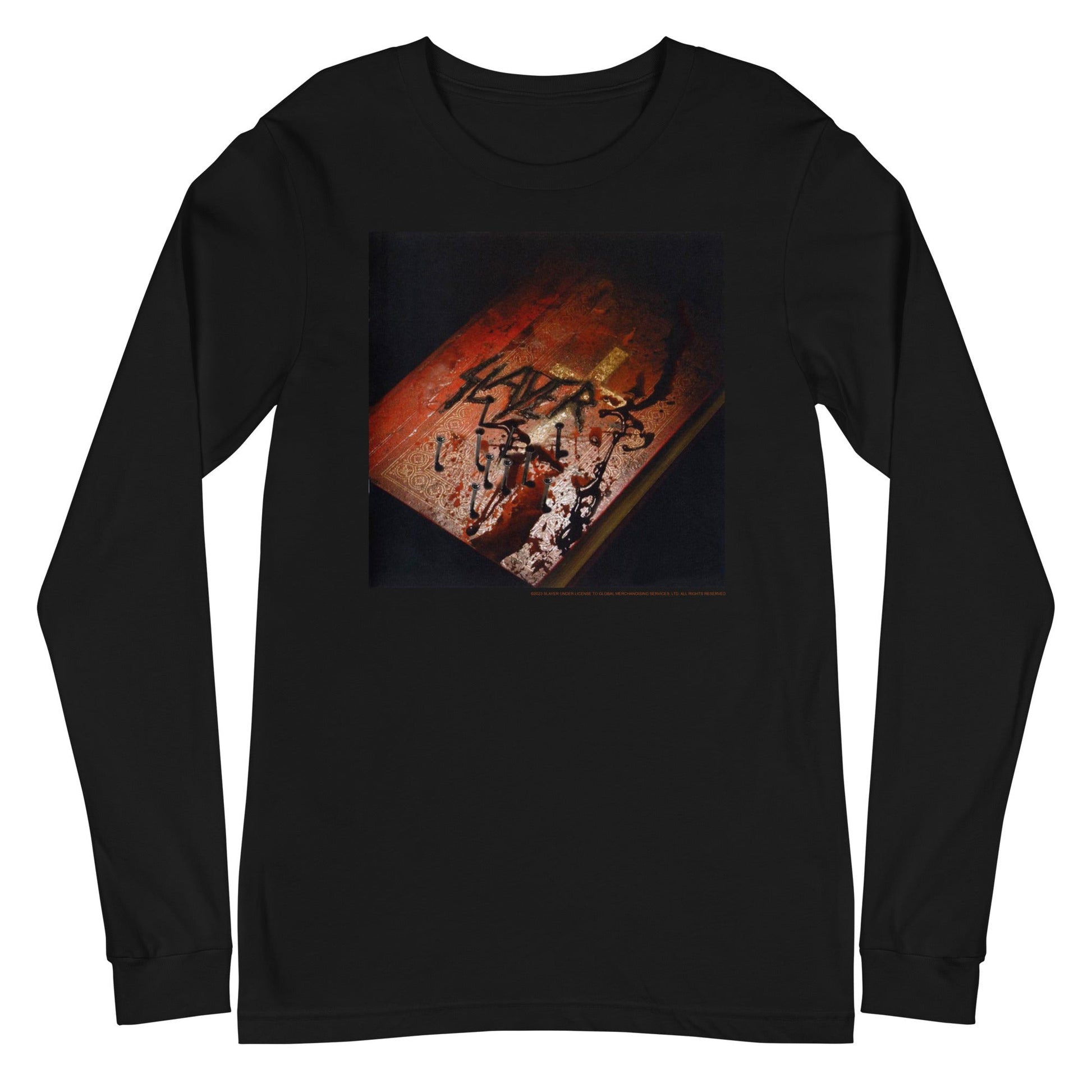 Slayer "Bible Logo" Long Sleeve Shirt