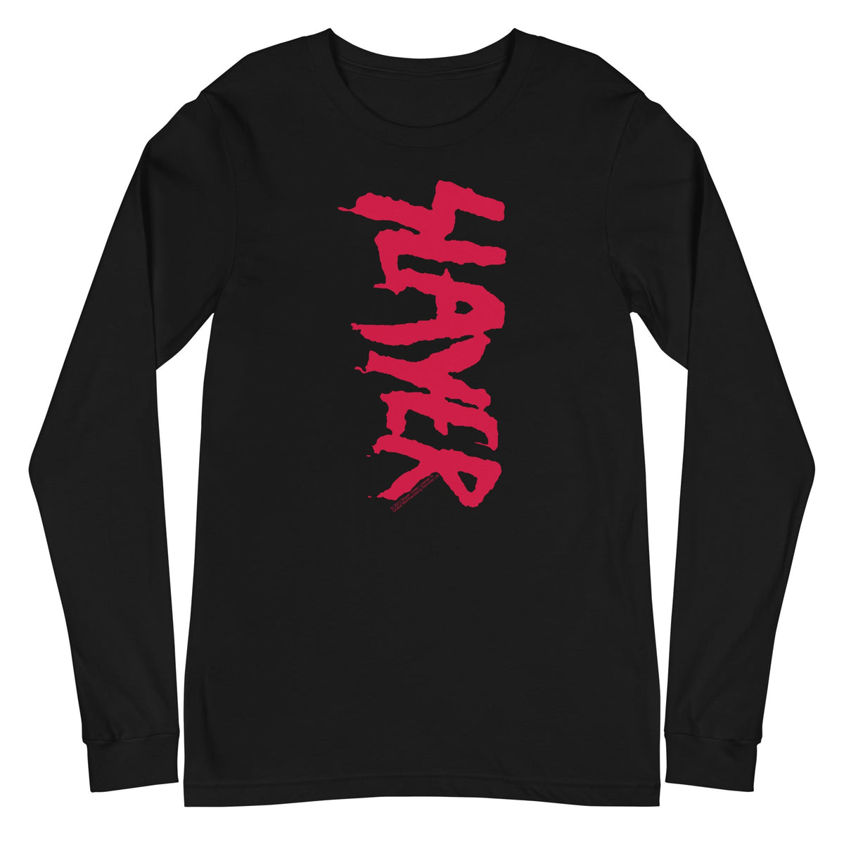Slayer - Vertical Logo Long Sleeve T-Shirt HYPER iCONiC.
