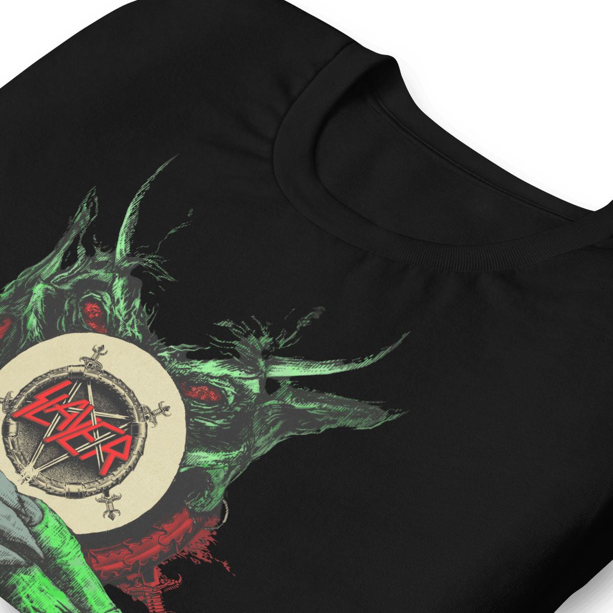 Slayer - Demon Hands Vintage Jumbo Print T-Shirt HYPER iCONiC.