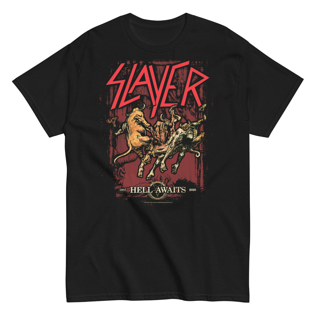 Slayer - Hell Awaits T-Shirt HYPER iCONiC.