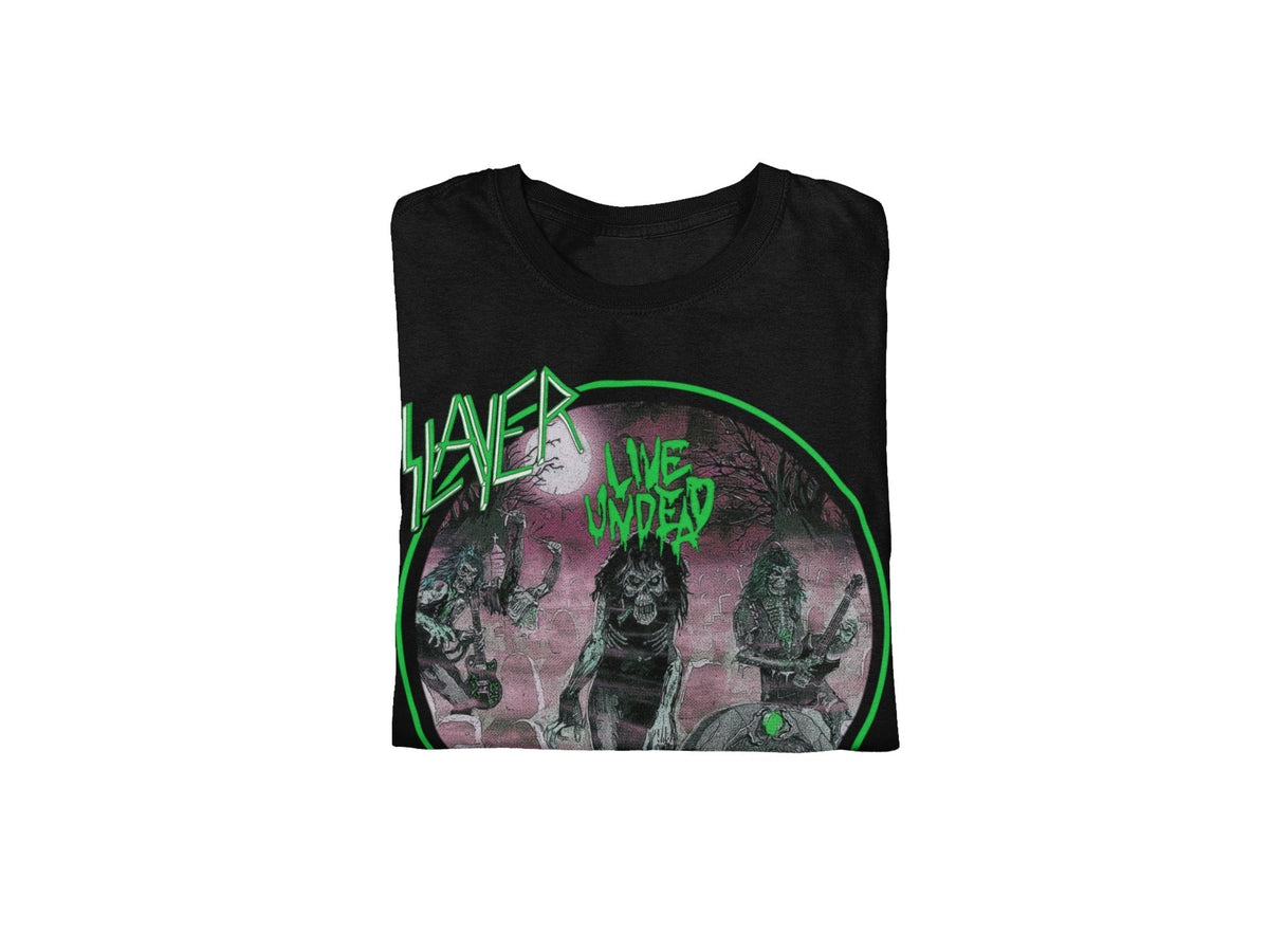 Slayer - Neon Green Undead T-Shirt HYPER iCONiC.