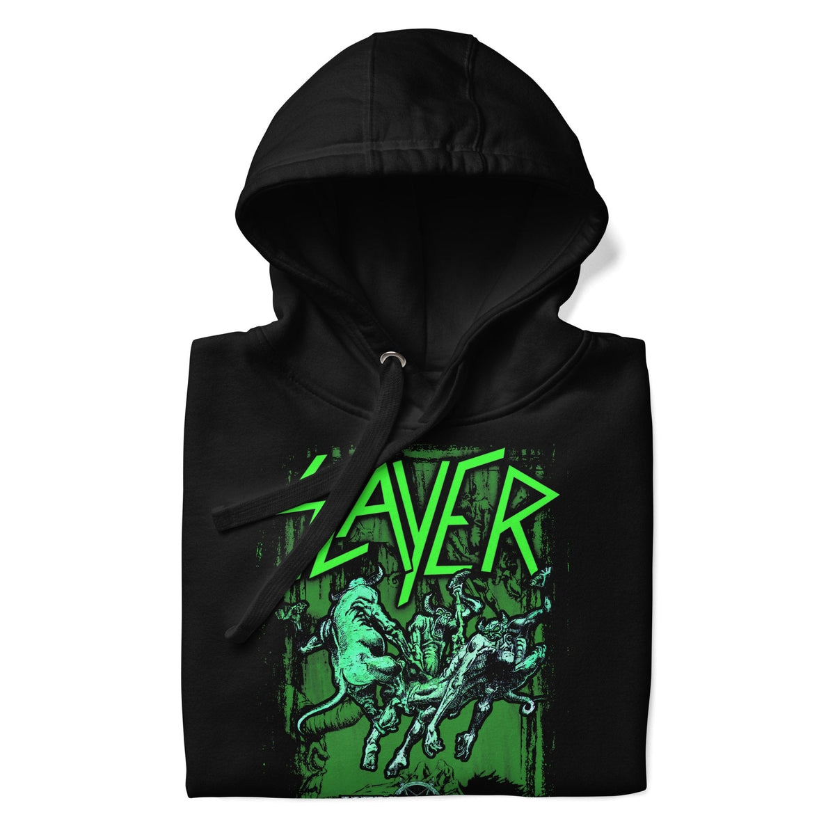 Slayer - Neon Hell Awaits Classic Hoodie HYPER iCONiC.