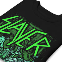 Slayer - Neon Hell Awaits Jumbo Print Sweatshirt HYPER iCONiC.