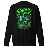 Slayer - Neon Hell Awaits Jumbo Print Sweatshirt HYPER iCONiC.