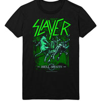 Slayer - Neon Hell Awaits T-Shirt HYPER iCONiC.