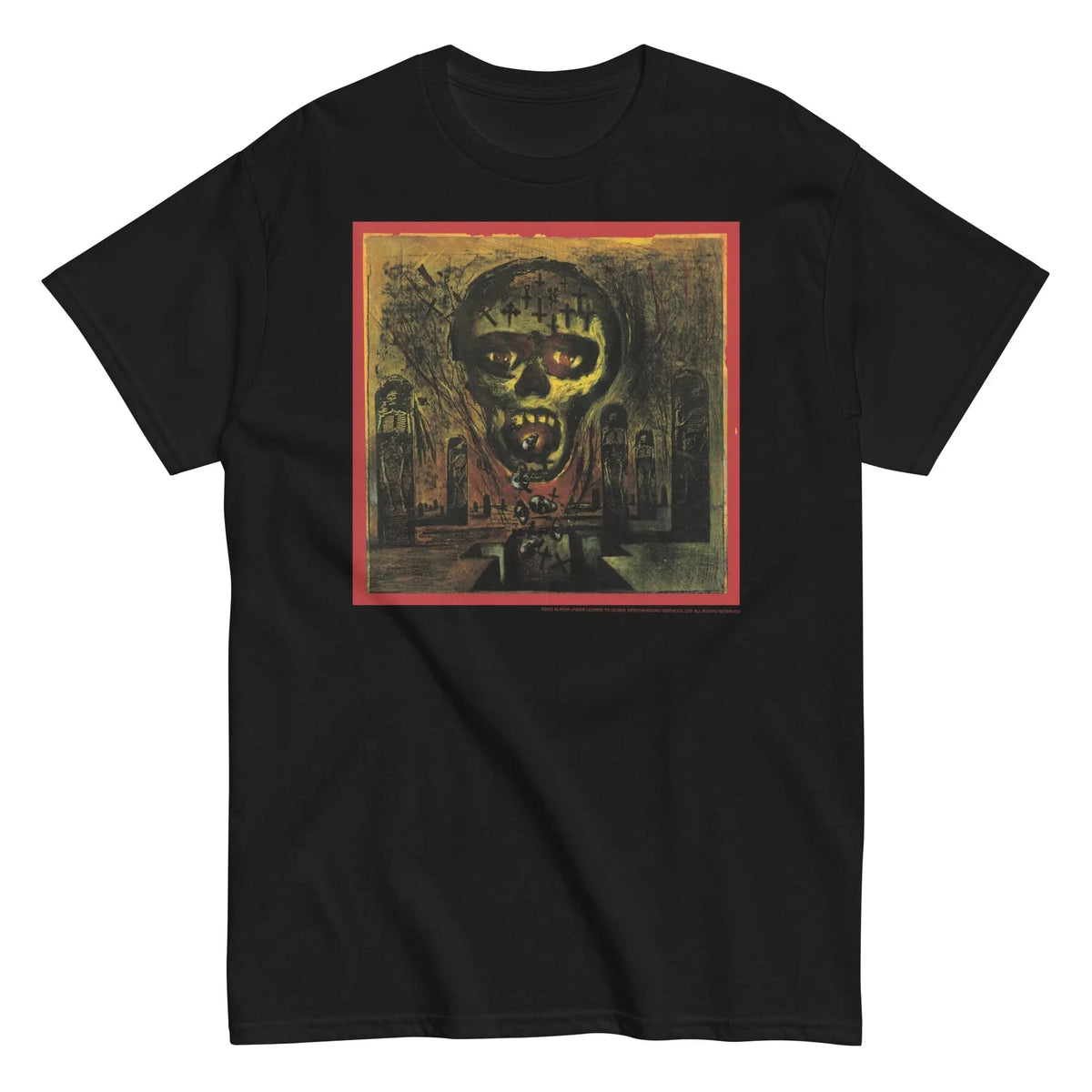Slayer - Painted Skull T-Shirt HYPER iCONiC.