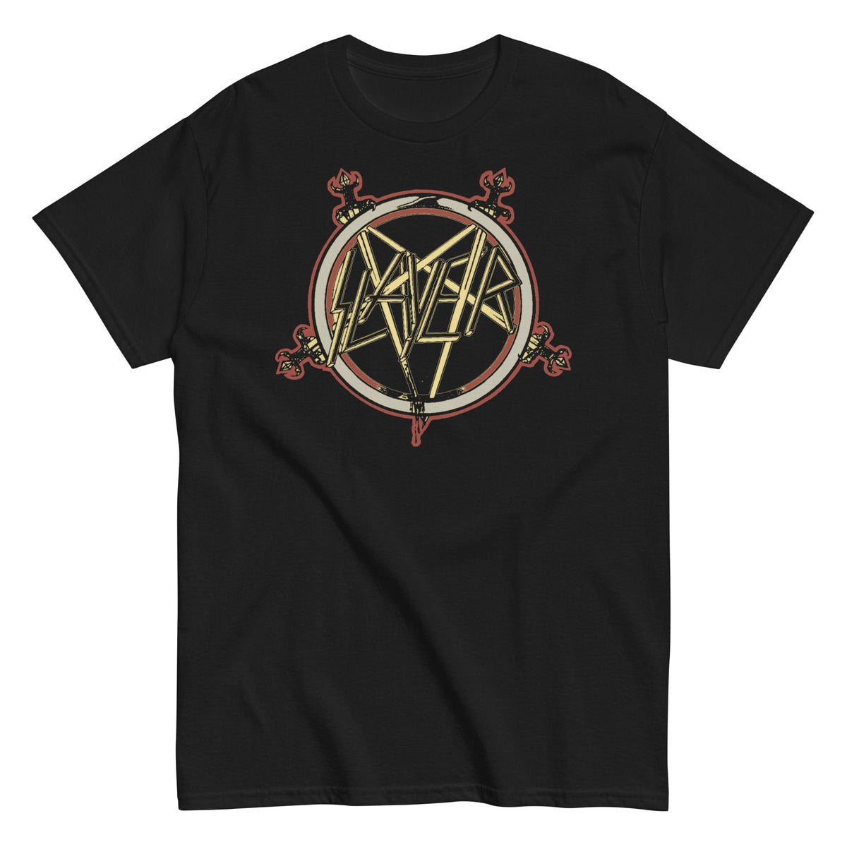Slayer - Pentagram Logo T-Shirt HYPER iCONiC.