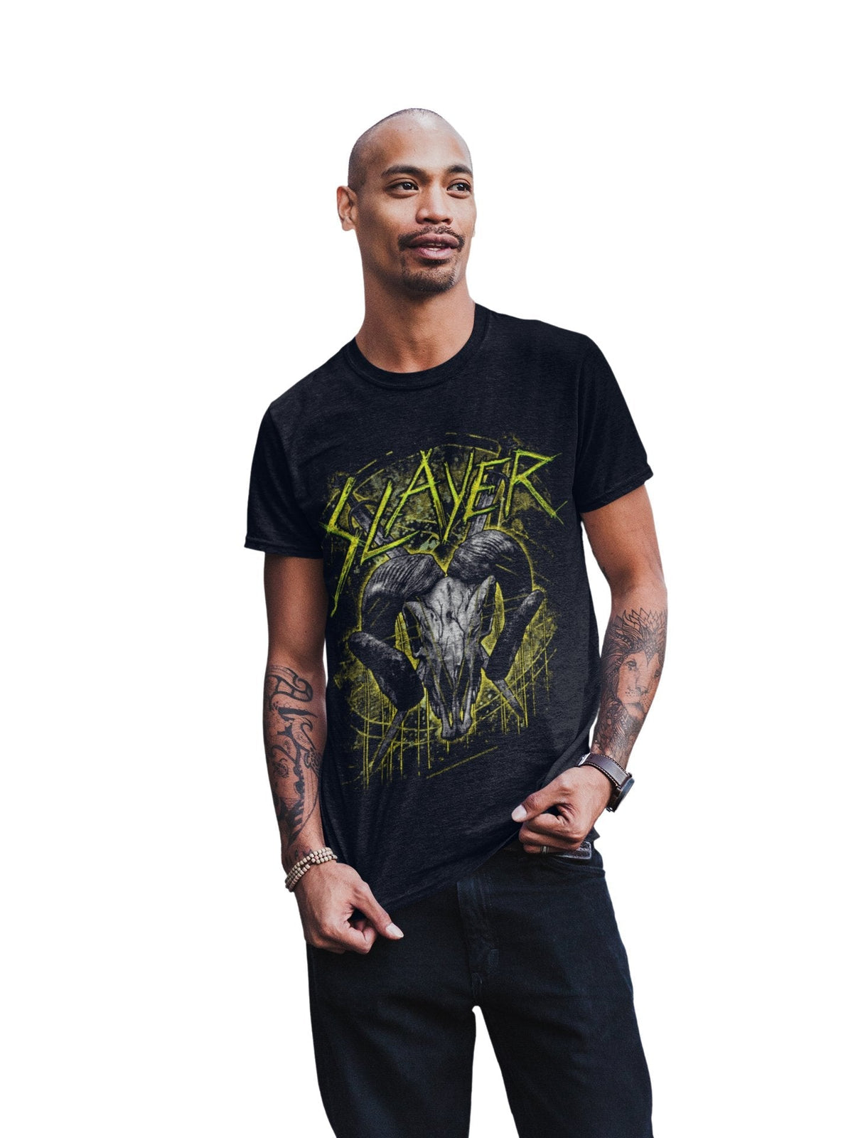 Slayer - Ram Horns T-Shirt HYPER iCONiC.