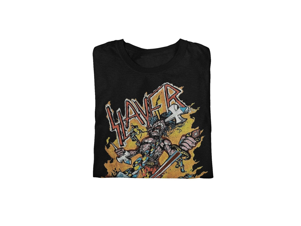 Slayer - Slain By The Sword Jumbo Print T-Shirt HYPER iCONiC.