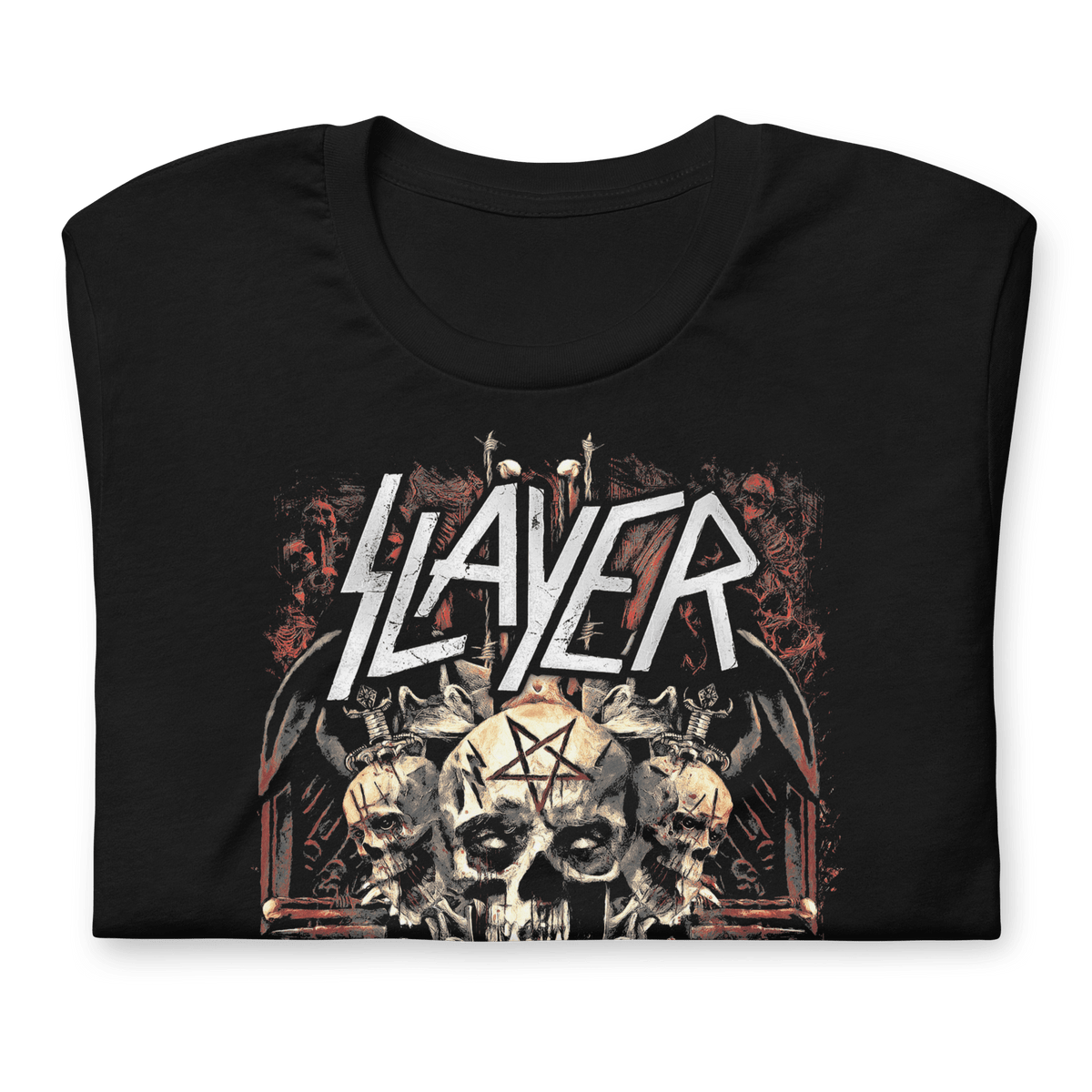 Slayer - Triple Skull T-Shirt HYPER iCONiC.