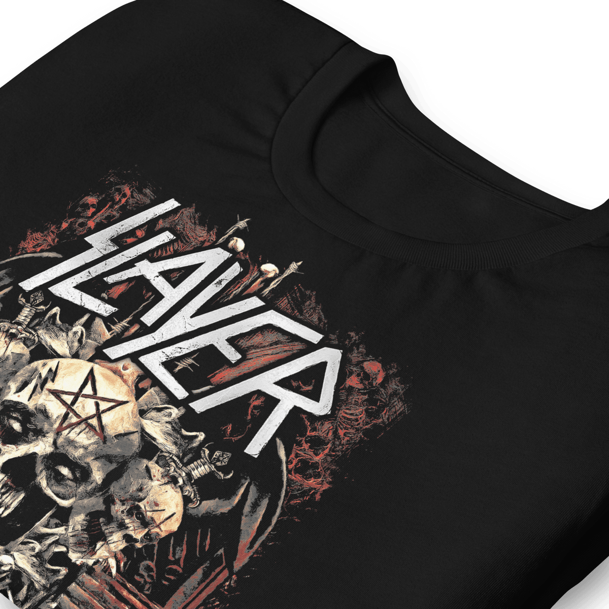 Slayer - Triple Skull T-Shirt HYPER iCONiC.