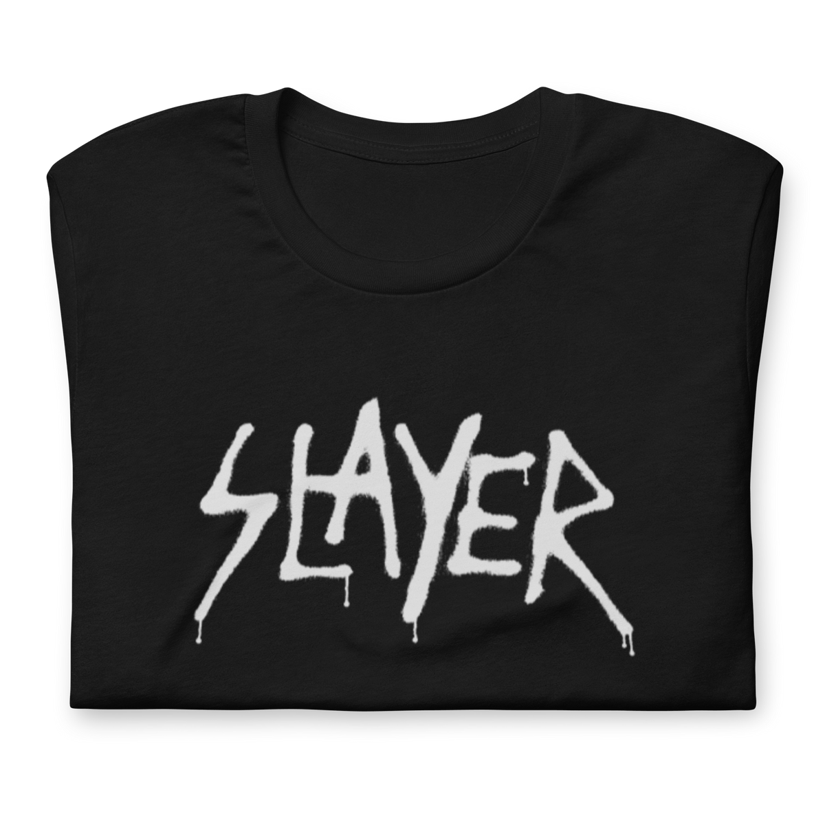 Slayer - White Drip Logo T-Shirt HYPER iCONiC.