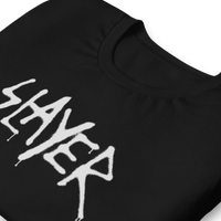 Slayer - White Drip Logo T-Shirt HYPER iCONiC.