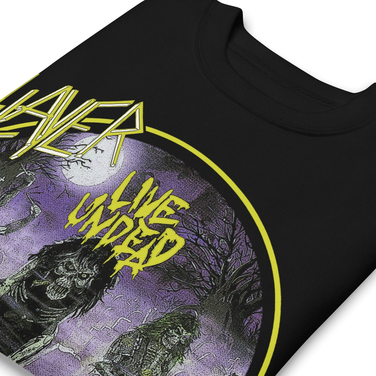 Slayer - Yellow Undead Jumbo Print Sweatshirt HYPER iCONiC.