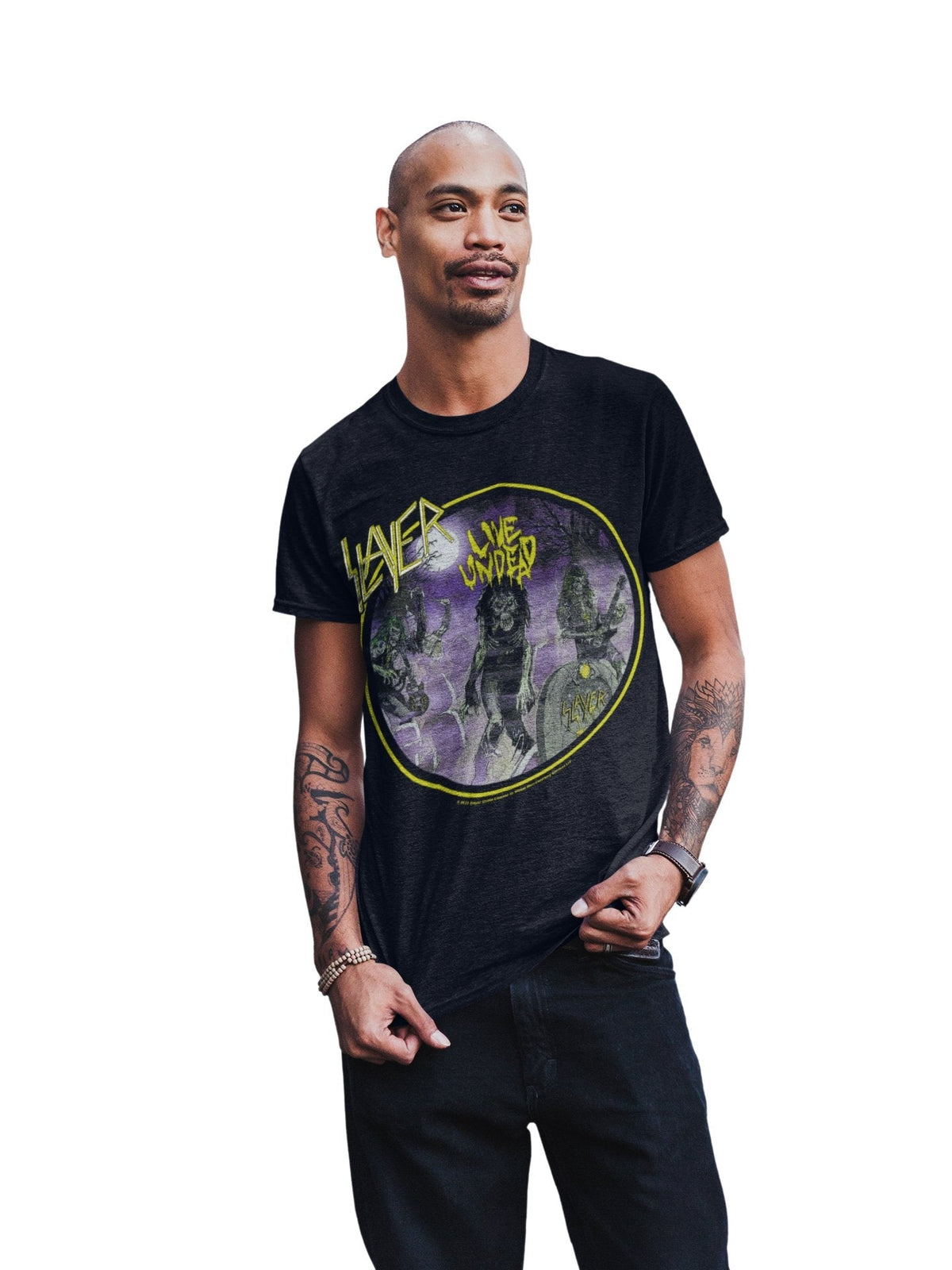 Slayer - Yellow Undead T-Shirt HYPER iCONiC.