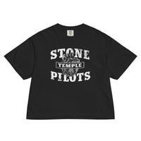 Stone Temple Pilots - Heart Logo Mineral Wash Womens Crop Top HYPER iCONiC.