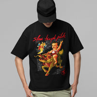 Stone Temple Pilots - Purple Jumbo Print T-Shirt HYPER iCONiC.