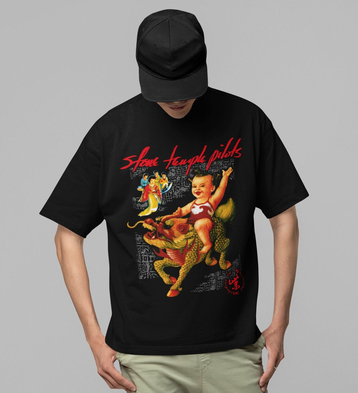 Stone Temple Pilots - Purple Jumbo Print T-Shirt HYPER iCONiC.