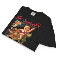 Stone Temple Pilots - Purple Mineral Wash Womens Crop Top HYPER iCONiC.