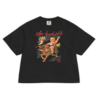 Stone Temple Pilots - Purple Mineral Wash Womens Crop Top HYPER iCONiC.