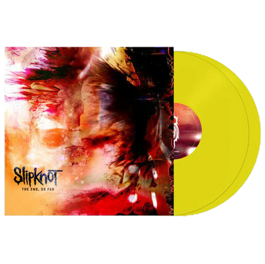 Slipknot "The End For Now..." Neon Yellow 2xLP Vinyl