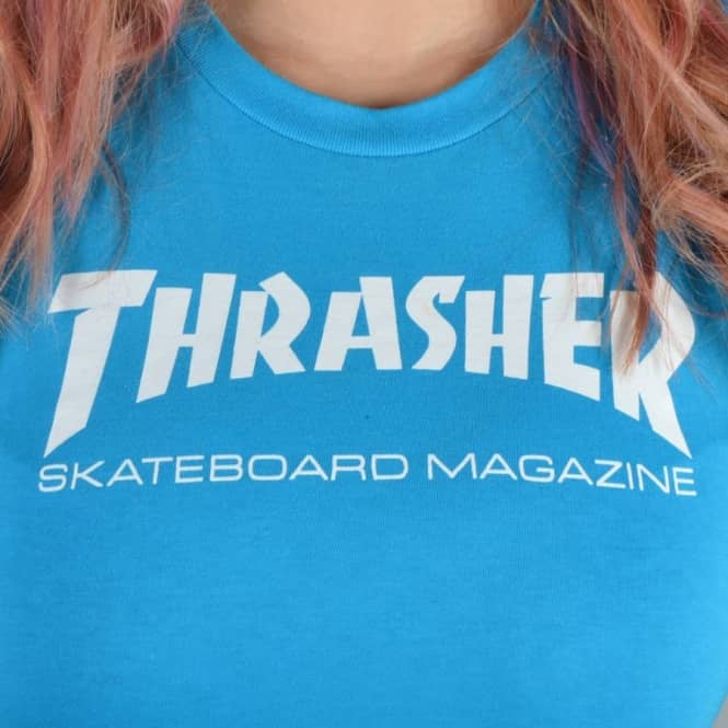 Thrasher "Skate Mag" Women's Teal T-Shirt