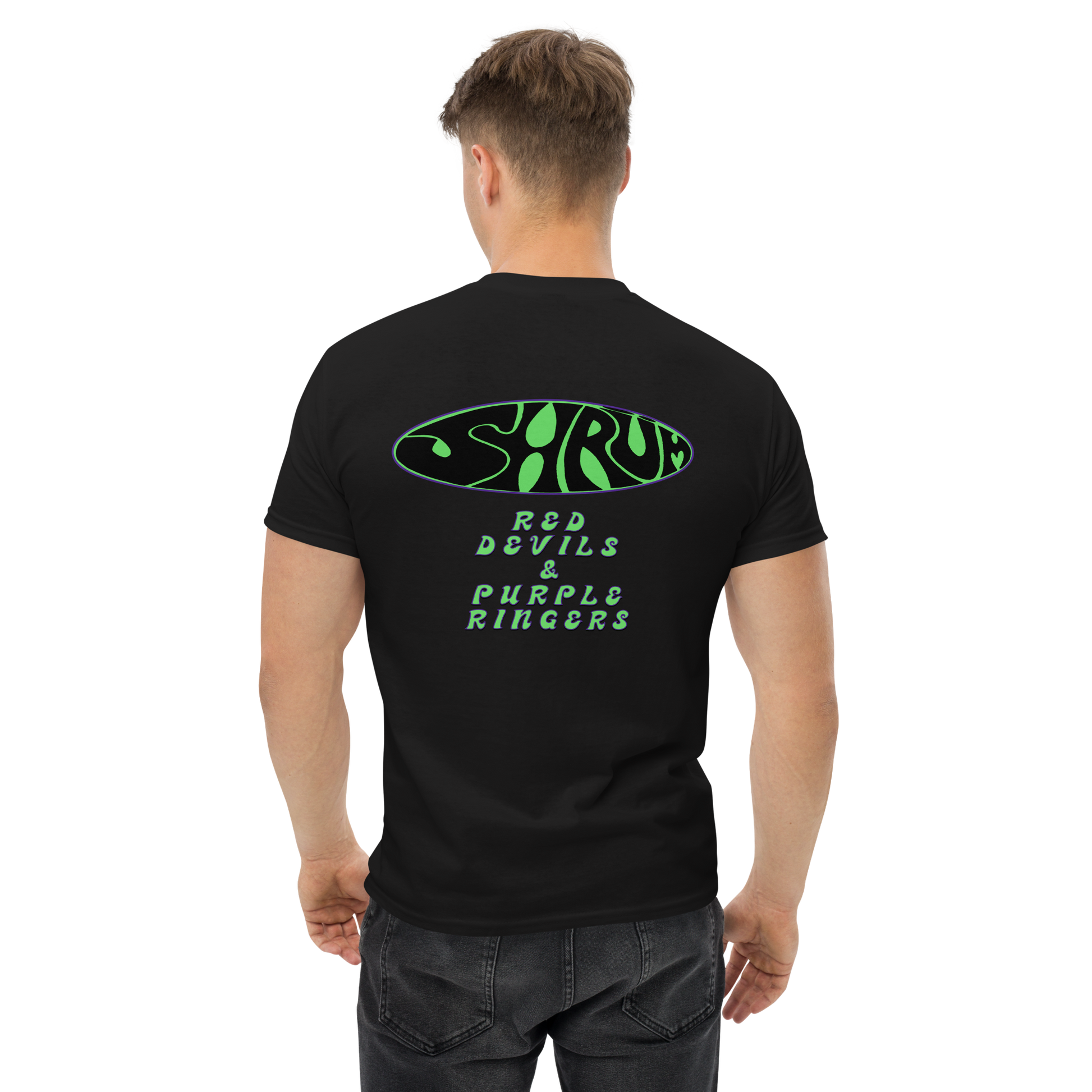 SHRÜM "Red Devils & Purple Ringers" Multicolor Shirt