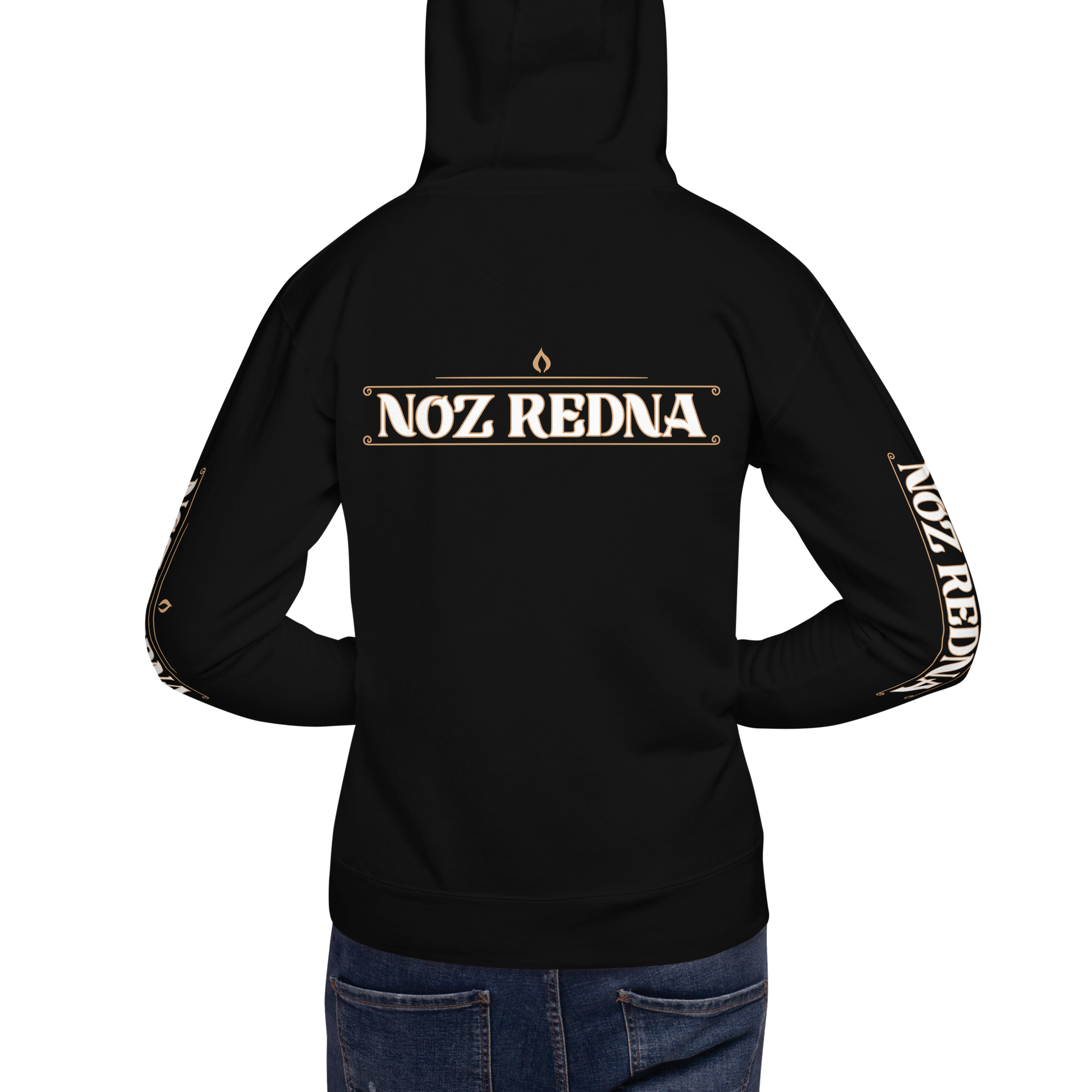 Noz Redna "Candle Logo" Embroidered Pullover Hoodie