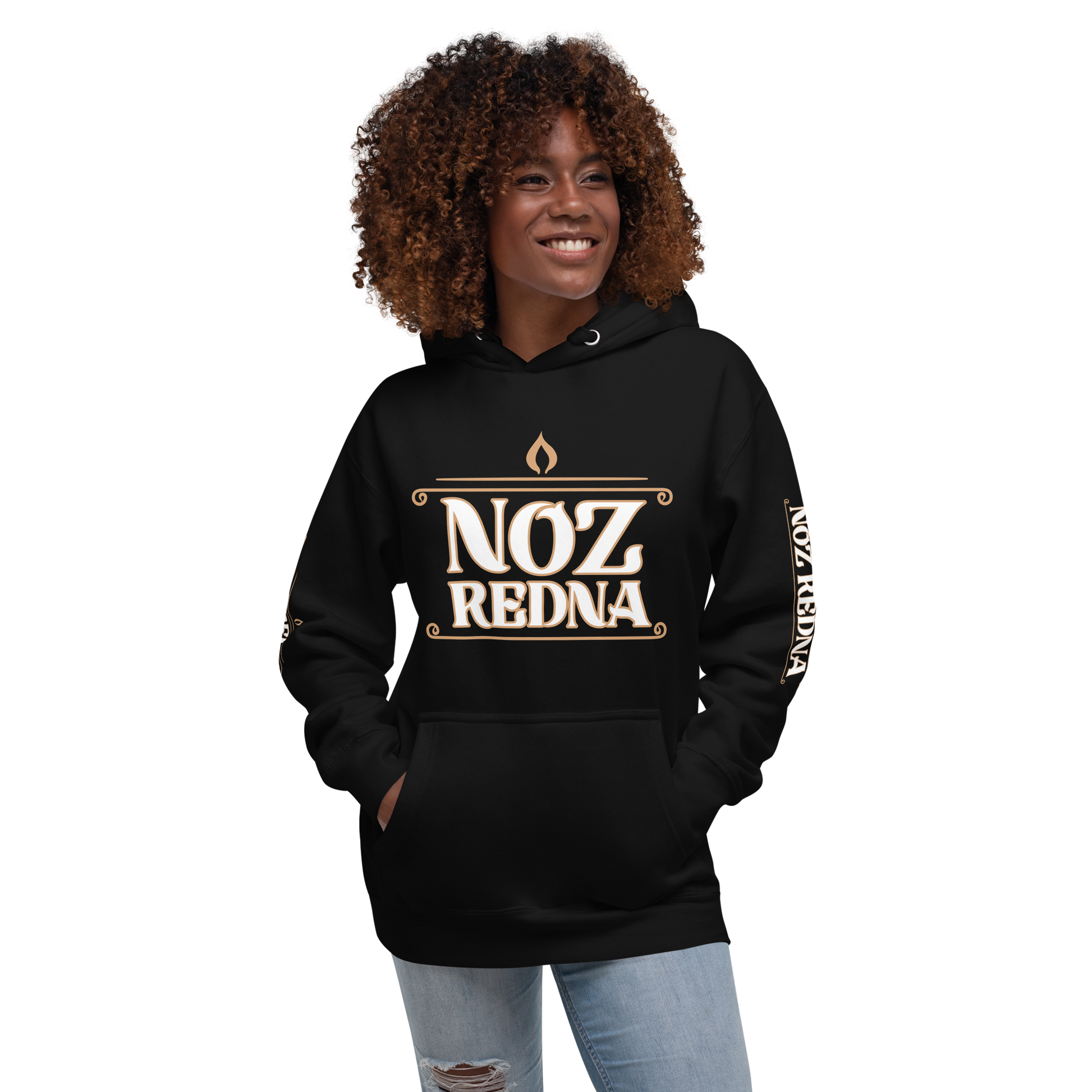 Noz Redna "Candle Logo" Embroidered Pullover Hoodie