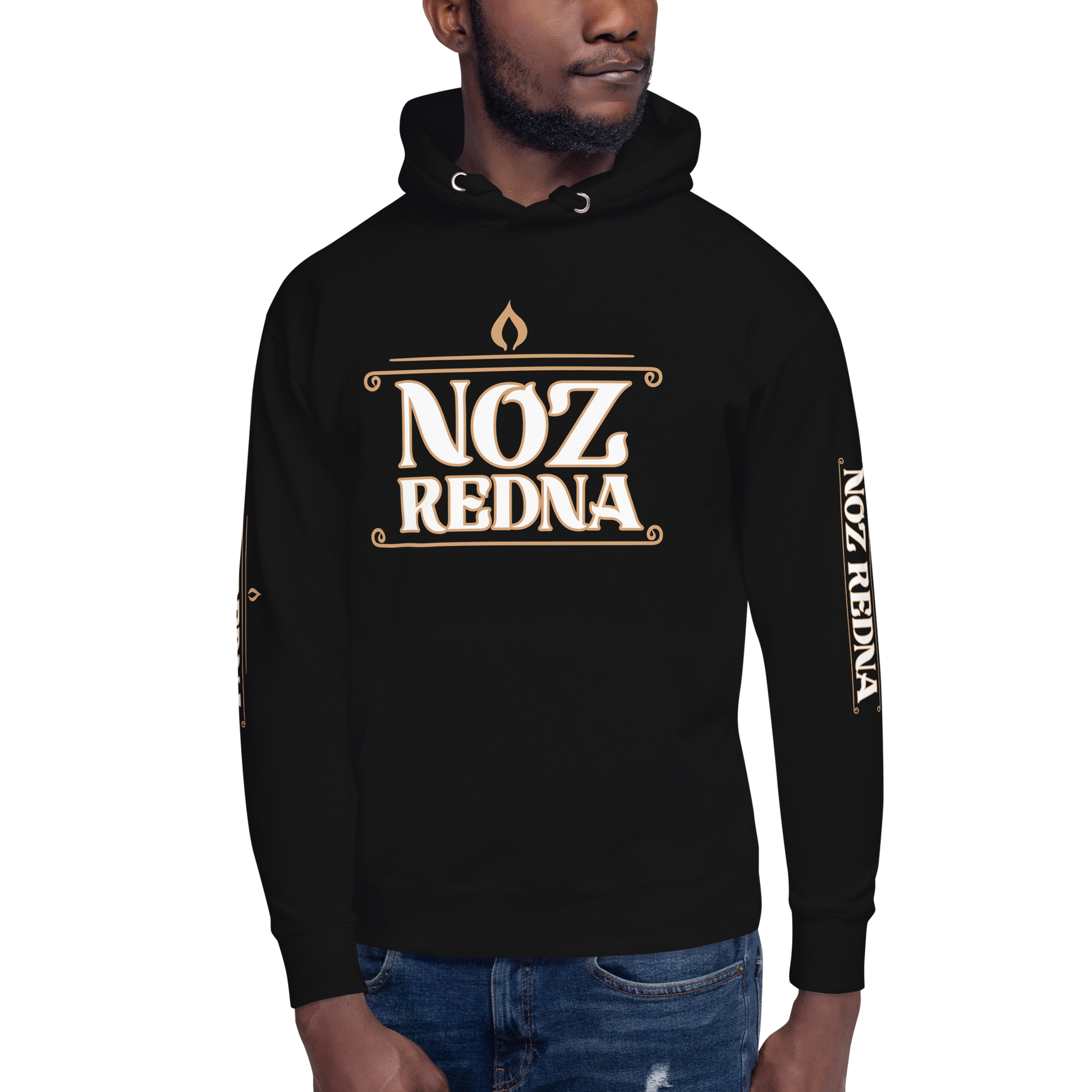 Noz Redna "Candle Logo" Embroidered Pullover Hoodie