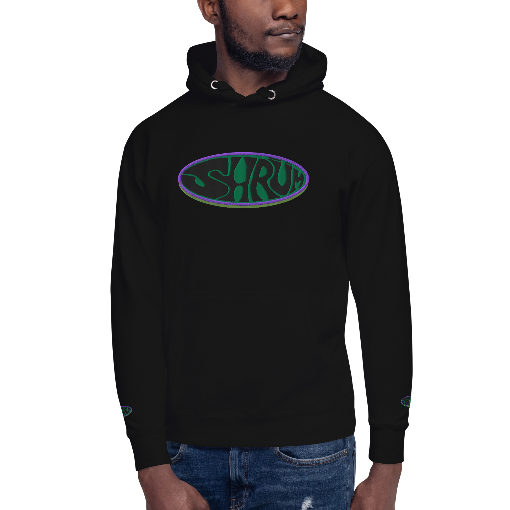 SHRÜM "Logo" Embroidered Pullover Hoodie