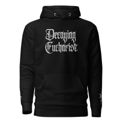 Decaying Eucharist "Logo" Embroidered Pullover Hoodie