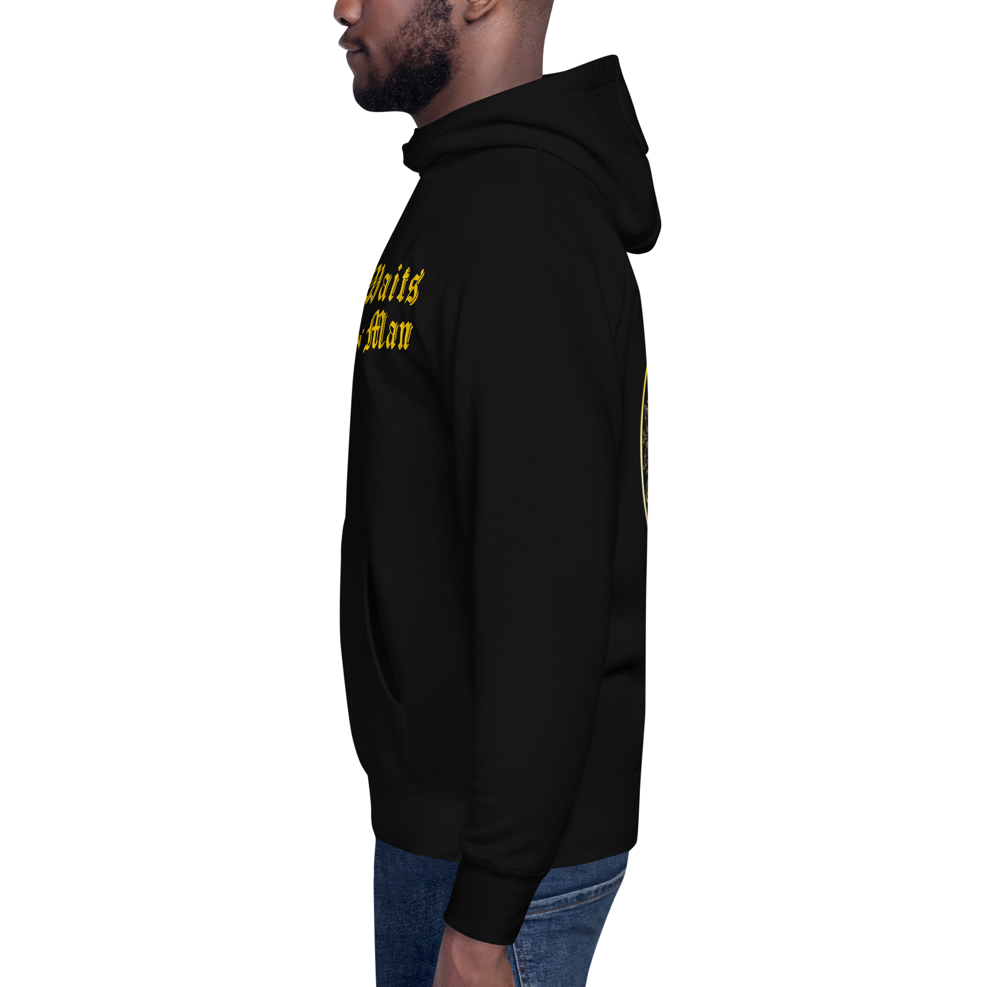 Time Waits For No Man "Sundial" Embroidered Pullover Hoodie