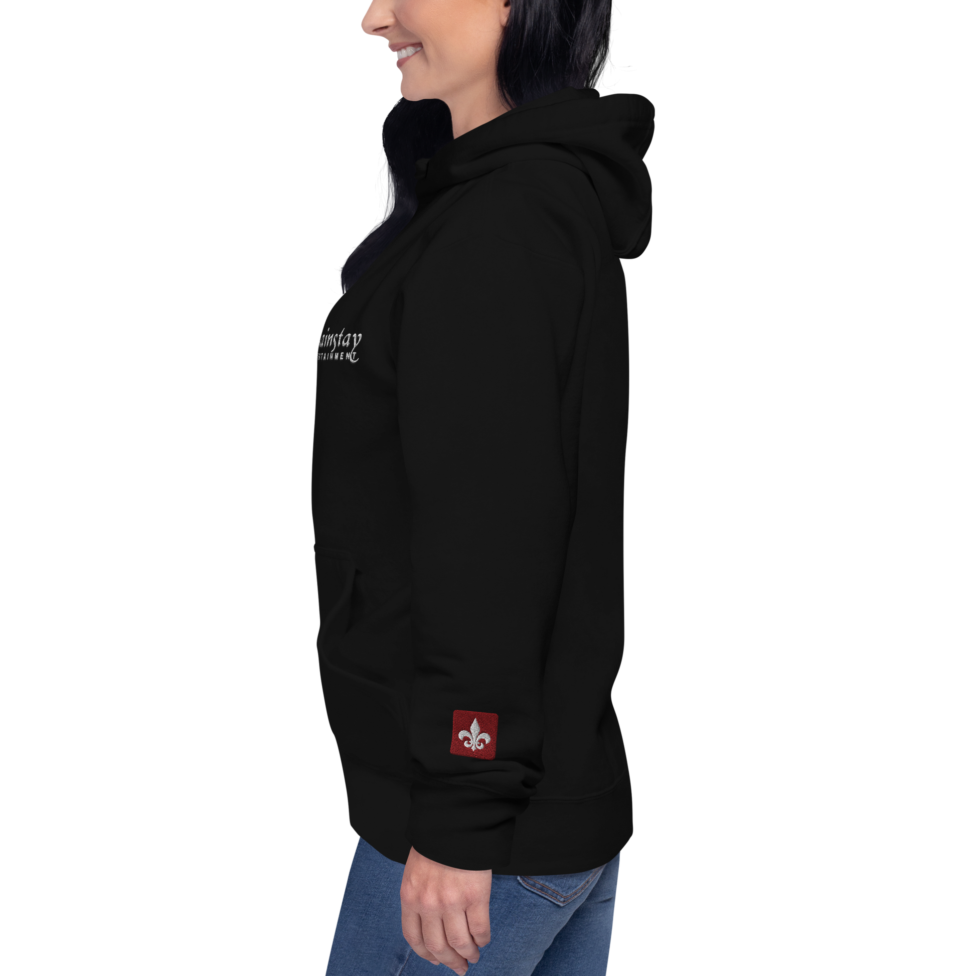 Mainstay Entertainment "Fleur de Lis Logo" Embroidered Pullover Hoodie