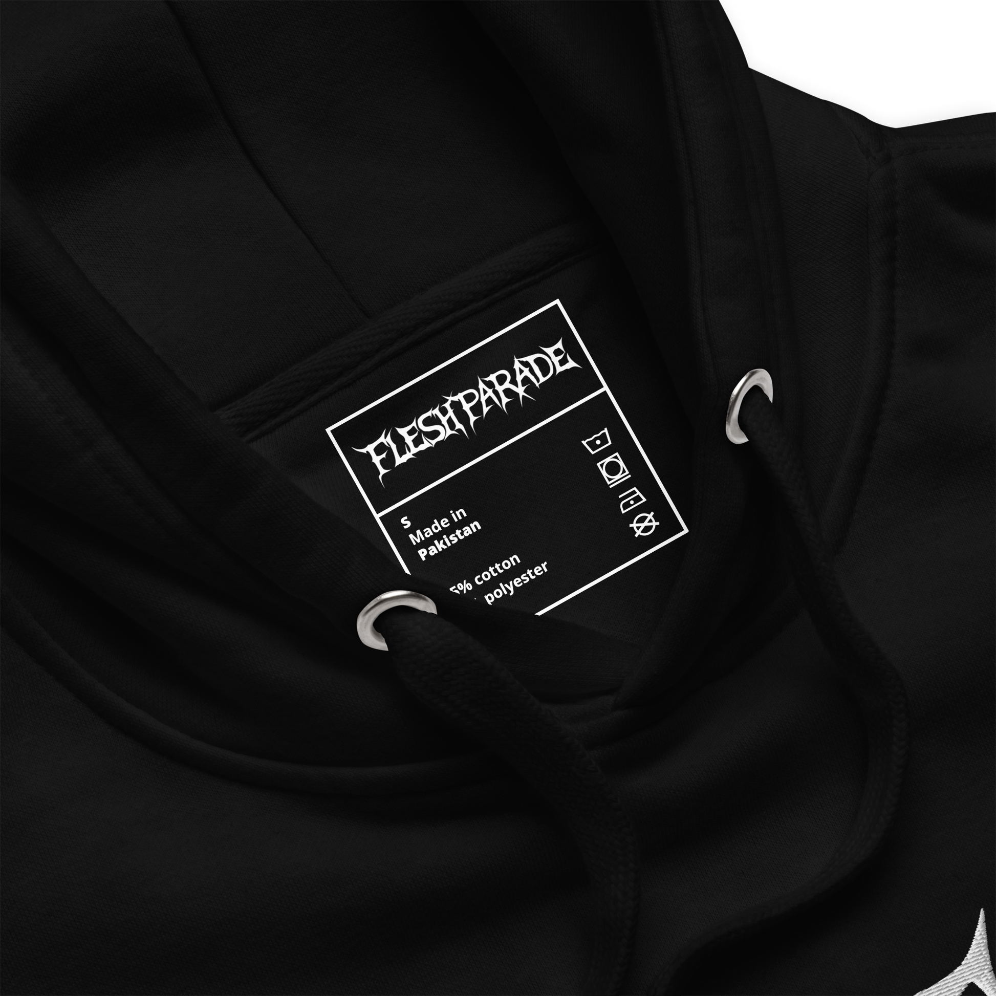 Flesh Parade "Classic Logo" Embroidered Pullover Hoodie