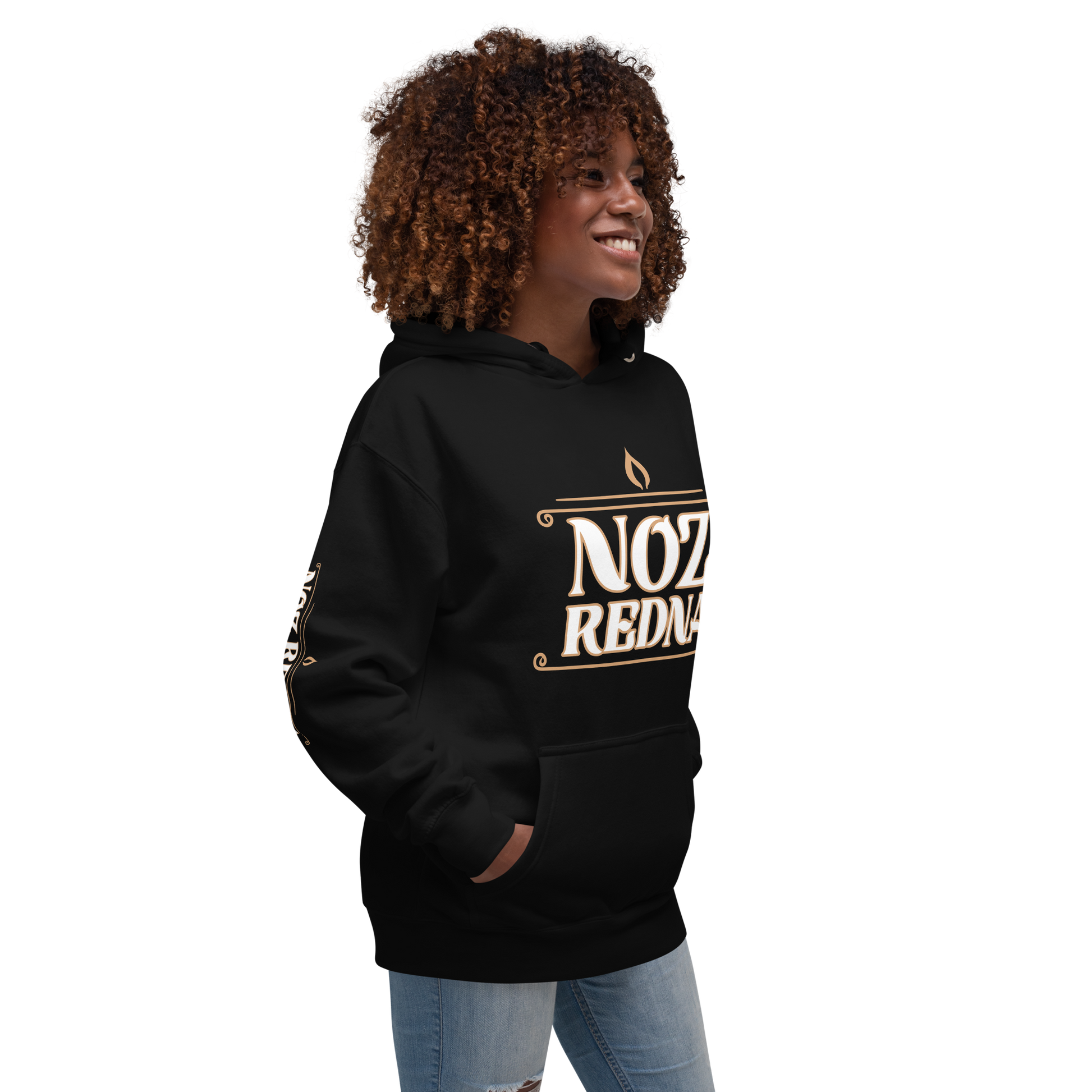 Noz Redna "Candle Logo" Embroidered Pullover Hoodie