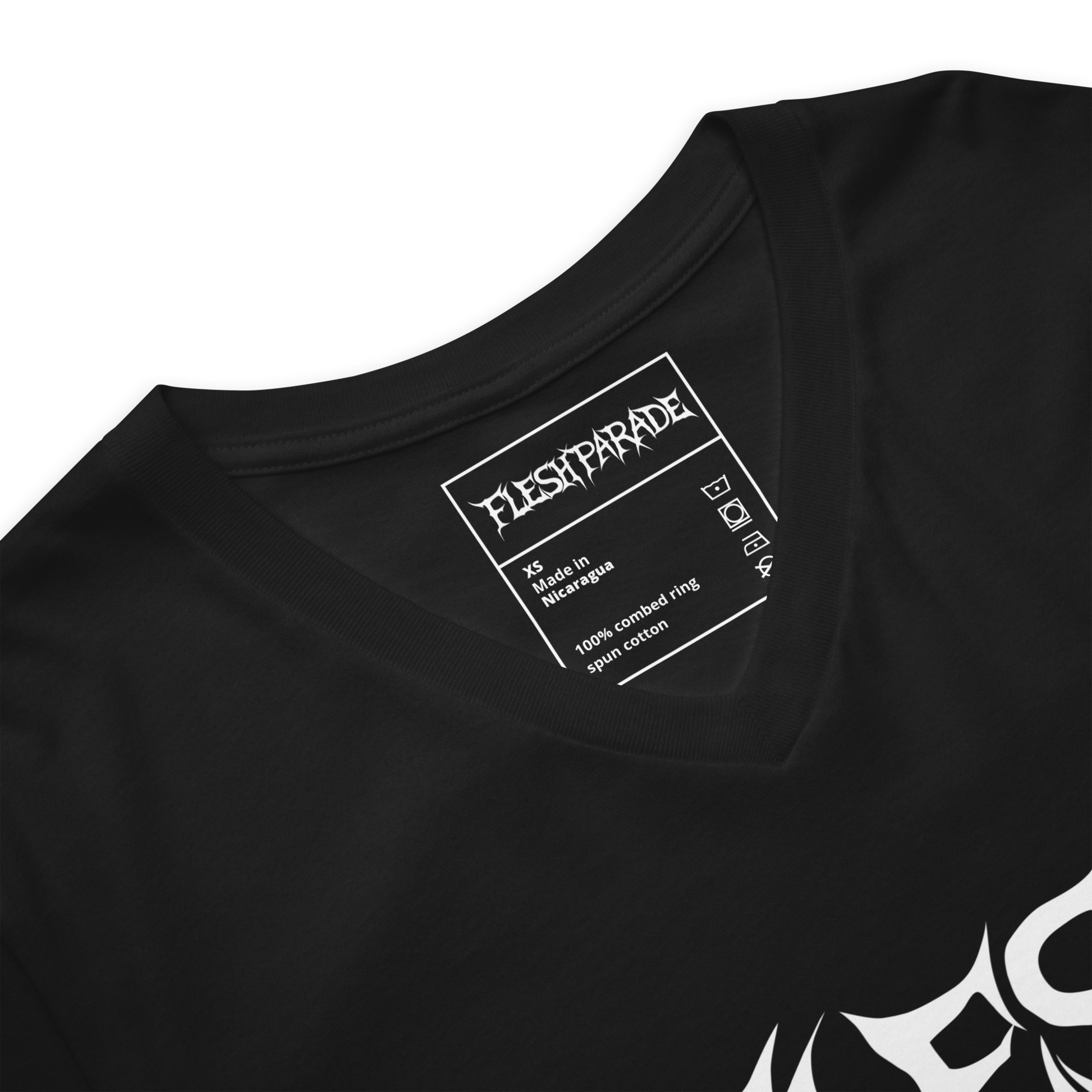 Flesh Parade "Classic Logo" Women's V-Neck Shirt